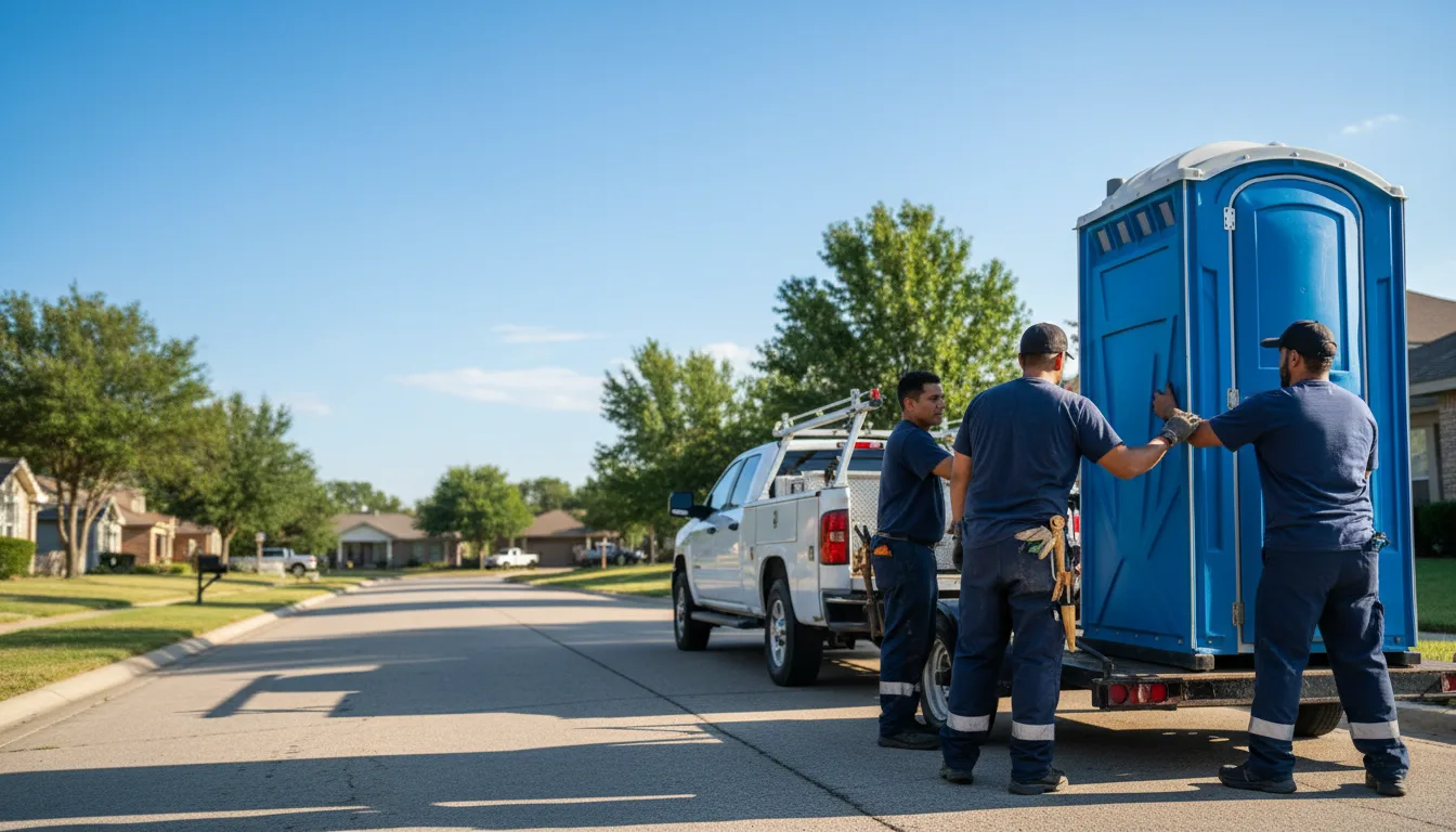 Portable Toilet Rental in Hull, TX near me